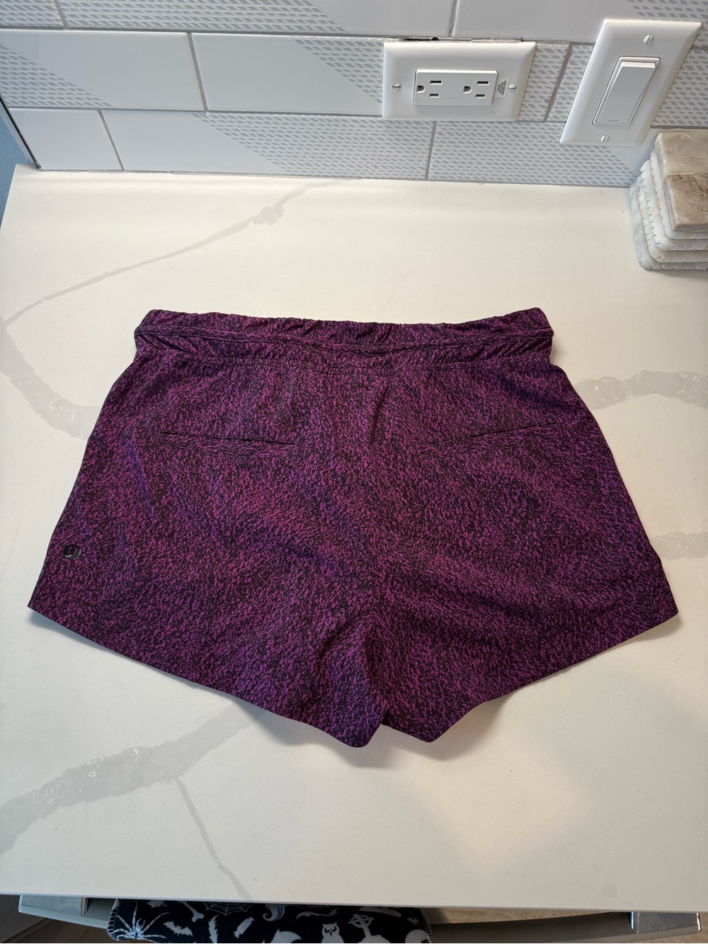 lululemon athletica Women's Purple Heather Athletic Shorts